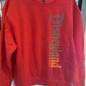 Disney Parks Disneyland Resort Pink Sweatshirt sz xL Oversized NWOT